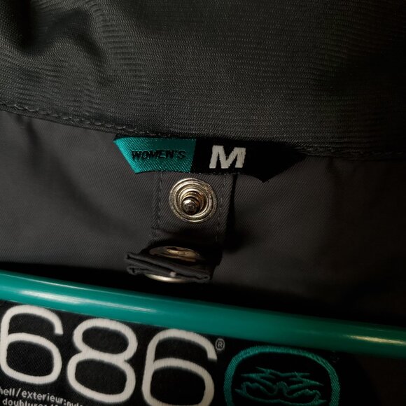 686 x Scion Women's Zip Up Jacket Two Tone Gray Blue Size Medium - Picture 6 of 12